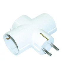 Elosztó 3-as T 90 fokban elfordítható 220V-os -ELTDFB-