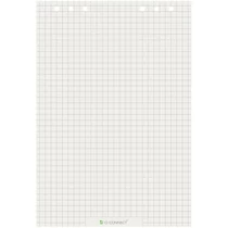 Flipchart papír kockás 68x99cm 20lap/tömb újrahasznosított papírból -KF15416- Q-CONNECT