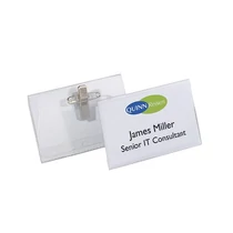 Névkitűző Durable 54x90 mm tű+csipesz -810119/P4100-0144-