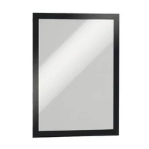 Infokeret A/4 öntapadós hátlap, mágneses előlap DURAFRAME fekete DURABLE -489901-