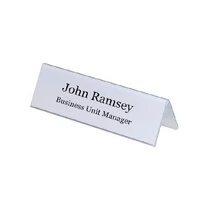 Névtábla tartó Durable asztali 61 x 210 mm 805219