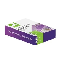 Lamináló fólia 65x95mm 125micron (Kiszerelés: 100db/csm) Q-CONNECT -KF01213-