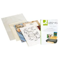 Lamináló fólia A/5 125micron (Kiszerelés: 100db/csm) Q-CONNECT -KF04108-