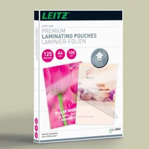 Lamináló fólia A/4 125micron 33835/74810000 LEITZ (Kiszerelés: 100db/csm)
