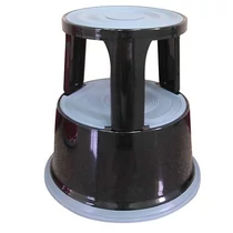 Fellépőzsámoly fém fekete KF04845 max.150 kg Q-CONNECT