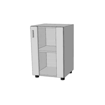 Szekrény 2 rendezős F-2R.02-40, 40x40x71,5 J calvados