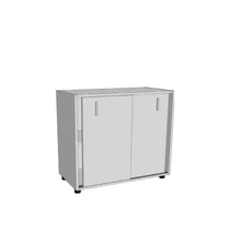 Szekrény tolóajtós F-2R.TA-80, 80x40x71,5 Bükk/világosbarna