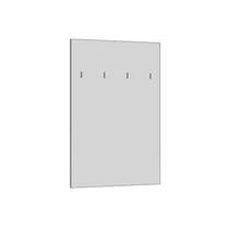 Fogaspanel F-F4 80x140x1,8 Bükk/világosbarna