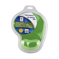 Egérpad csuklótámasszal Esperanza zselés zöld egéralátét