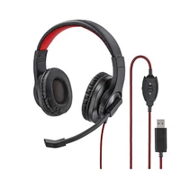 Fejhallagató mikrofonnal HAMA HS-USB400