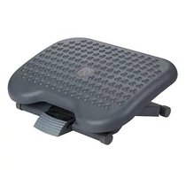 Lábtámasz Q-CONNECT KF17982 PREMIUM fekete lábtartó