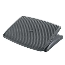 Lábtámasz Q-CONNECT KF17984 állítható fekete lábtartó