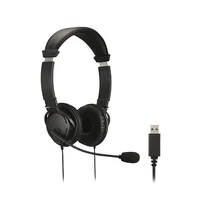 Fejhallgató mikrofonnal KENSINGTON USB-A csatlakozóval hangerőszabályozóval