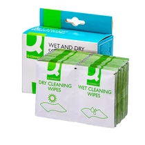 Tisztítókendő 20 száraz 20 nedves Q-CONNECT -KF32148-