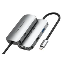 Dokkoló VENTION USB-C - HDMI/VGA/USB 3.0