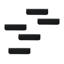 Mágneses klip öntapadó DURAFIX 60 mm fekete 5db/csomag -470501-