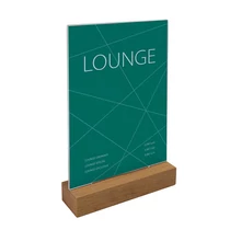 Laptartó A/5 asztali álló kétoldalas fa talp SIGEL TA254