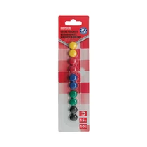 Mágnes 15mm kerek OFFICE PRODUCTS 10db/csomag