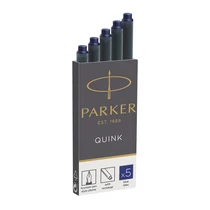 Tinta Parker Royal Quink patron 5db/csomag kék töltőtoll patron -7190008007-