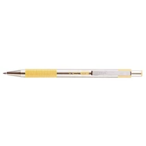 Golyósirón ZEBRA F-301 Pastel 0,7mm kék tinta pasztell sárga golyóstoll