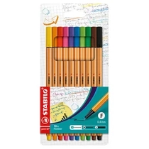 Tűfilc STABILO POINT 88 10db-os készlet 8810