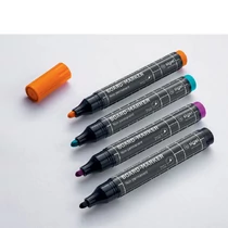 Táblamarker kerekhegyű 2-3mm Sigel 4db-os fekete, türkíz, magenta, narancs BA011 táblafilc