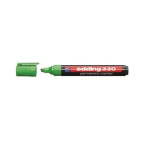 Marker permanent Edding 330 zöld vágott hegyű alkoholos filc -7580018003-