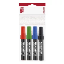 Marker készlet 4db-os permanent ICO 11 3mm alkoholos filc -9580007001-