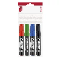 Marker készlet 4db-os permanent ICO 12 alkoholos filc -9580008001-
