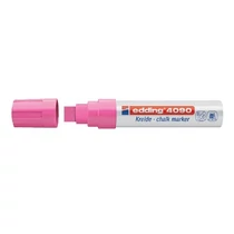 Üvegreíró marker Edding 4090 vastag neon rózsaszín -7580139009- folyékony kréta