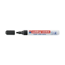 Üvegreíró marker EDDING 4095 vékony fekete D10 -7580140009- folyékony kréta