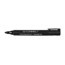 Marker permanent kerek fekete alkoholos filc Q-CONNECT -KF26045- Marker permanent kerek fekete alkoholos filc Q-CONNECT -KF26045-