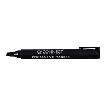 Marker permanent vágott fekete alkoholos filc Q-CONNECT -KF26042- Marker permanent vágott fekete alkoholos filc Q-CONNECT -KF26042-