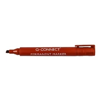 Marker permanent vágott piros alkoholos filc Q-CONNECT -KF26044- Marker permanent vágott piros alkoholos filc Q-CONNECT -KF26044-