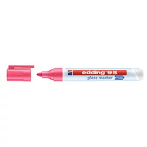 Üvegreíró marker EDDING 95  2-3 mm D10 rózsaszín
