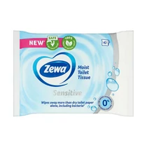 Egészségügyi nedves toalettpapír ZEWA 42db-os Sensitive