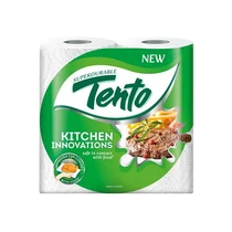 Kéztörlő Tento Kitchen Innovations 3 rétegű 2x73lap (2 tekercs/csomag)