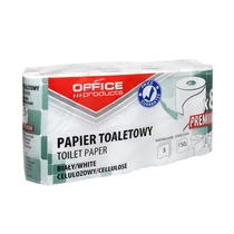 Toalettpapír OFFICE PRODUCTS 3 rétegű fehér 8 tekercs/csomag