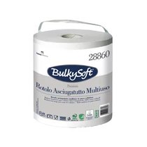 Kéztörlő BULKYSOFT XXL tekercses 500 lapos 2 rétegű hófehér (Gyűjtőcsomag: 6 tekercs/csomag)