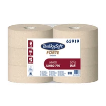 Toalettpapír BULKYSOFT Havana Midi 25 cm 790 lapos 2 rétegű barna (Gyűjtő: 6 tekercs/zsugor)