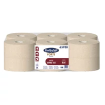 Toalettpapír BULKYSOFT Havana Mini 18 cm 343 lapos 2 rétegű barna (Gyűjtő: 12 tekercs/zsugor)