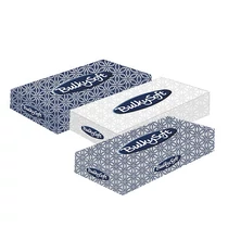 Kozmetikai törlőkendő BULKYSOFT classic 100 lapos 2 rétegű hófehér
