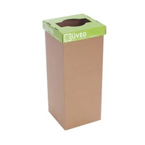 Szelektív hulladékgyűjtő újrahasznosított 50L RECOBIN Slim zöld üveg -URE003- Szelektív hulladékgyűjtő újrahasznosított 50L RECOBIN Slim zöld üveg -URE003-