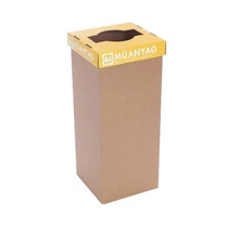 Szelektív hulladékgyűjtő újrahasznosított 50L RECOBIN Slim sárga műa. -URE001- Szelektív hulladékgyűjtő újrahasznosított 50L RECOBIN Slim sárga műa. -URE001-