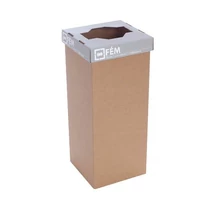 Szelektív hulladékgyűjtő újrahasznosított 50L RECOBIN Slim szürke -URE005- Szelektív hulladékgyűjtő újrahasznosított 50L RECOBIN Slim szürke -URE005-