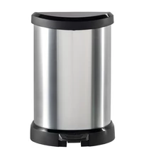 Szemetesvödör fémhatású Curver 15l -169795- Szemetesvödör fémhatású Curver 15l -169795-