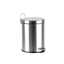 Szemetesvödör pedálos kivehető vödörrel, rozsdamentes, 5L Szemetesvödör pedálos kivehető vödörrel, rozsdamentes, 5L