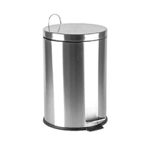Szemetesvödör pedálos kivehető vödörrel, rozsdamentes, 20L Szemetesvödör pedálos kivehető vödörrel, rozsdamentes, 20L
