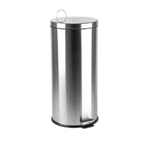 Szemetesvödör pedálos kivehető vödörrel, rozsdamentes, 30L Szemetesvödör pedálos kivehető vödörrel, rozsdamentes, 30L