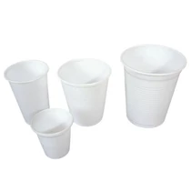 Pohár 2dl-es műanyag fehér (Kiszerelés: 100db/csm)